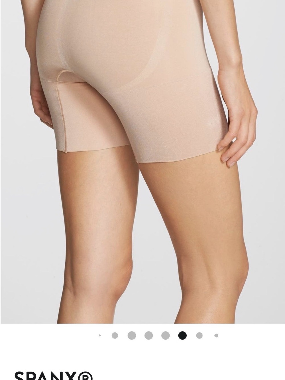 SPANXsculpt OnCore Mid-Thigh Shorts. NWT. Soft Nude. - Picture 2 of 5